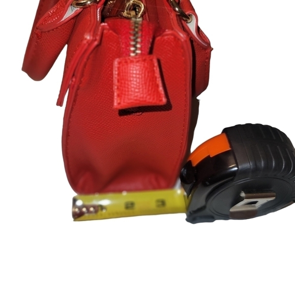 NWT Bebe Women's Kira Mini Satchel in Red - Picture 4 of 8